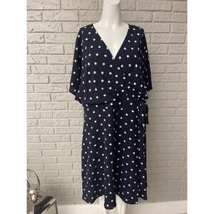 ALYX Polka Dot Faux Wrap Dress Size 18